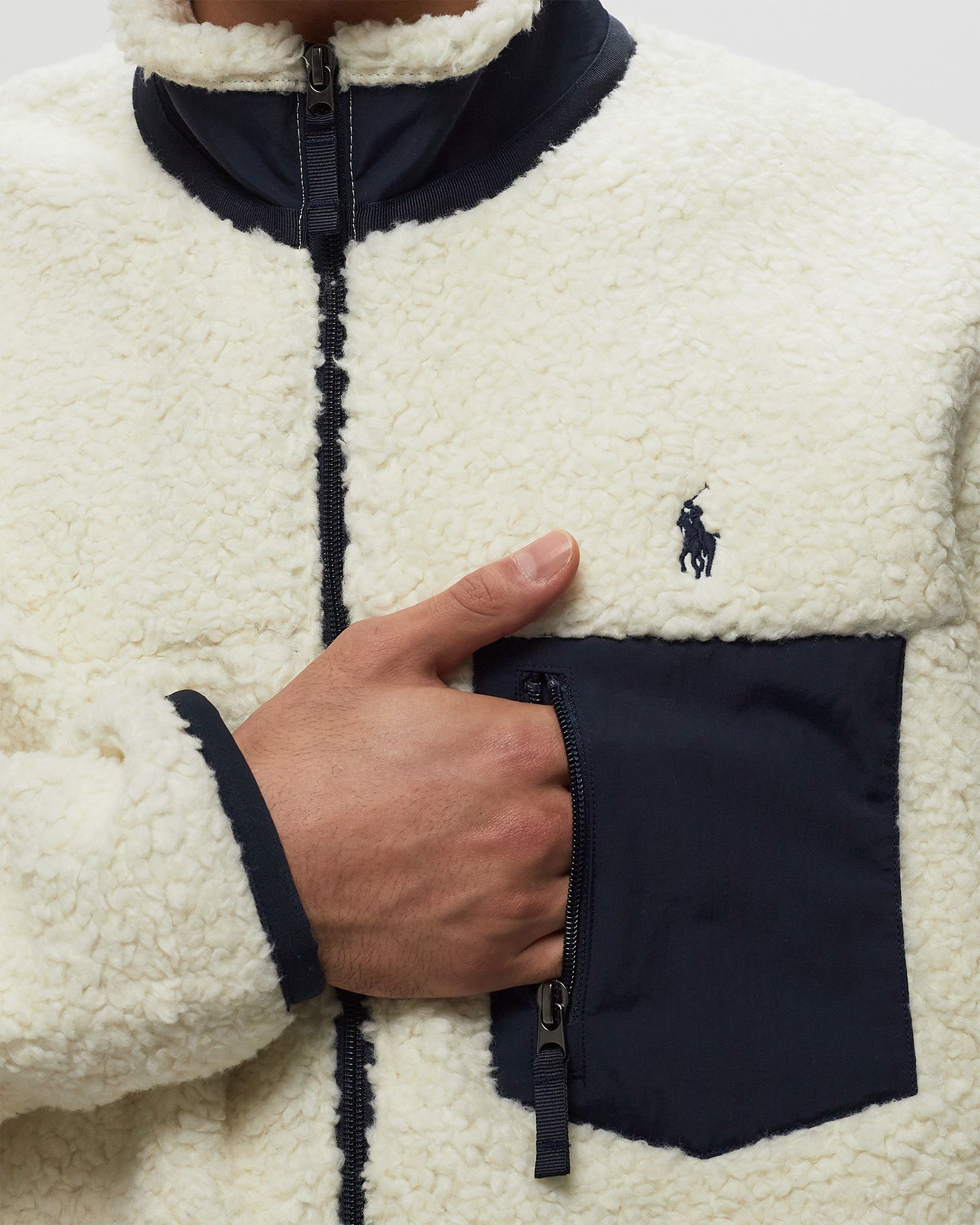 PILE FLEECE HYBRID JACKET