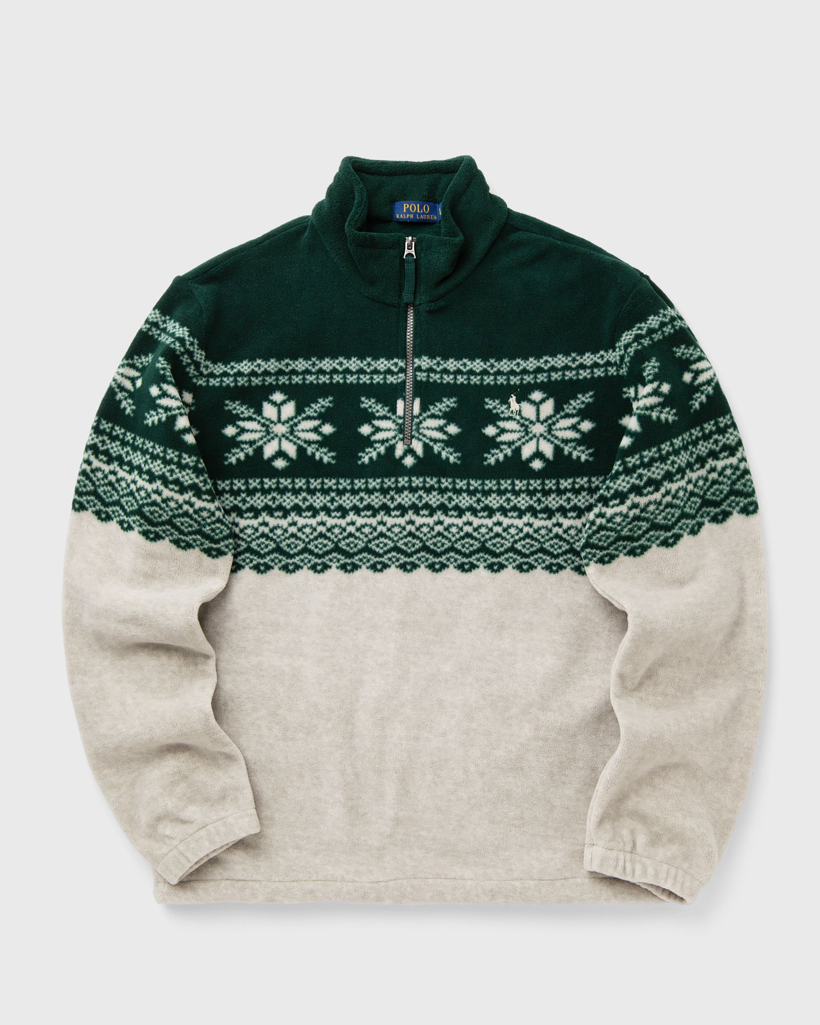 SNOWFLAKE BRUSHED FLEECE PULLOVER