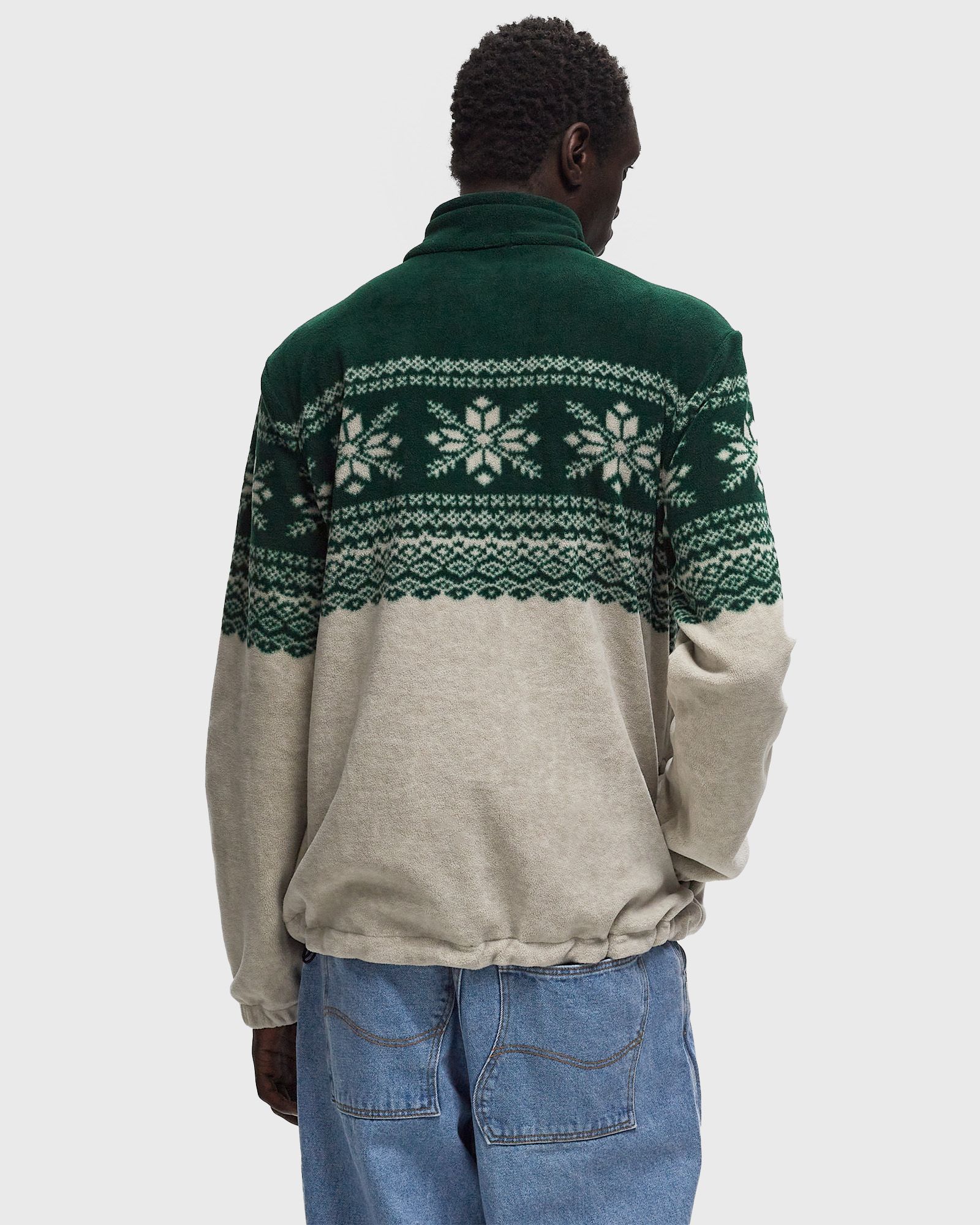 SNOWFLAKE BRUSHED FLEECE PULLOVER