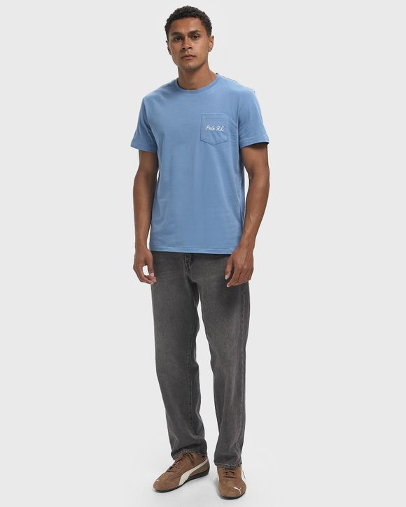 【関税&送料込】Polo Ralph Lauren T-shirts and Polos Blue Buy Polo Ralph Lauren T-Shirt aus Baumwolle in blue