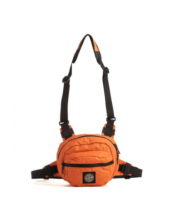 Stone island discount bum bag orange