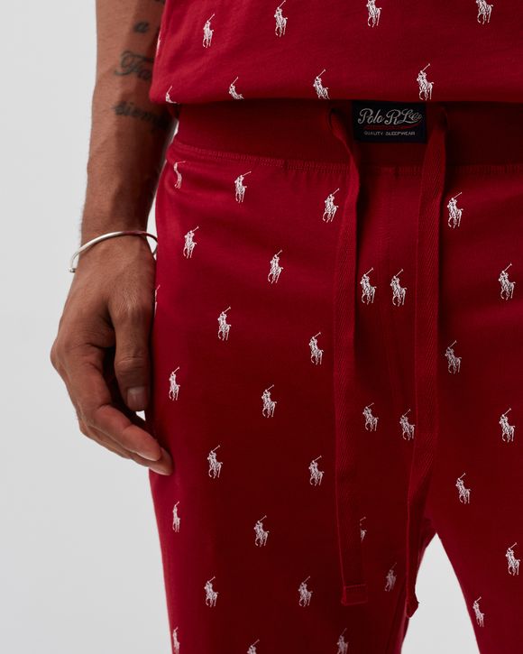 Pyjama ralph lauren discount rouge