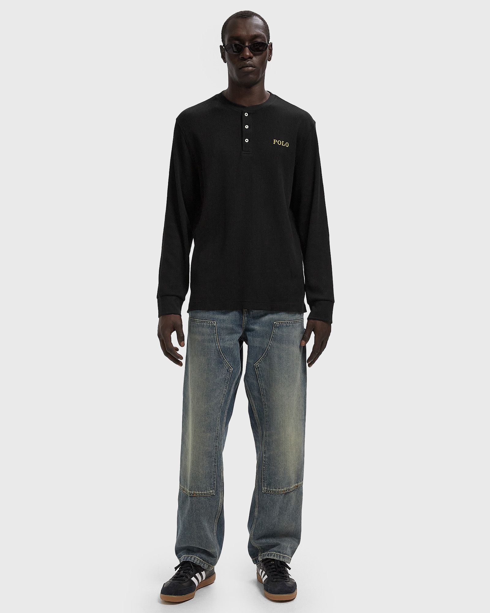 L/S HENLEY-SLEEP-TOP