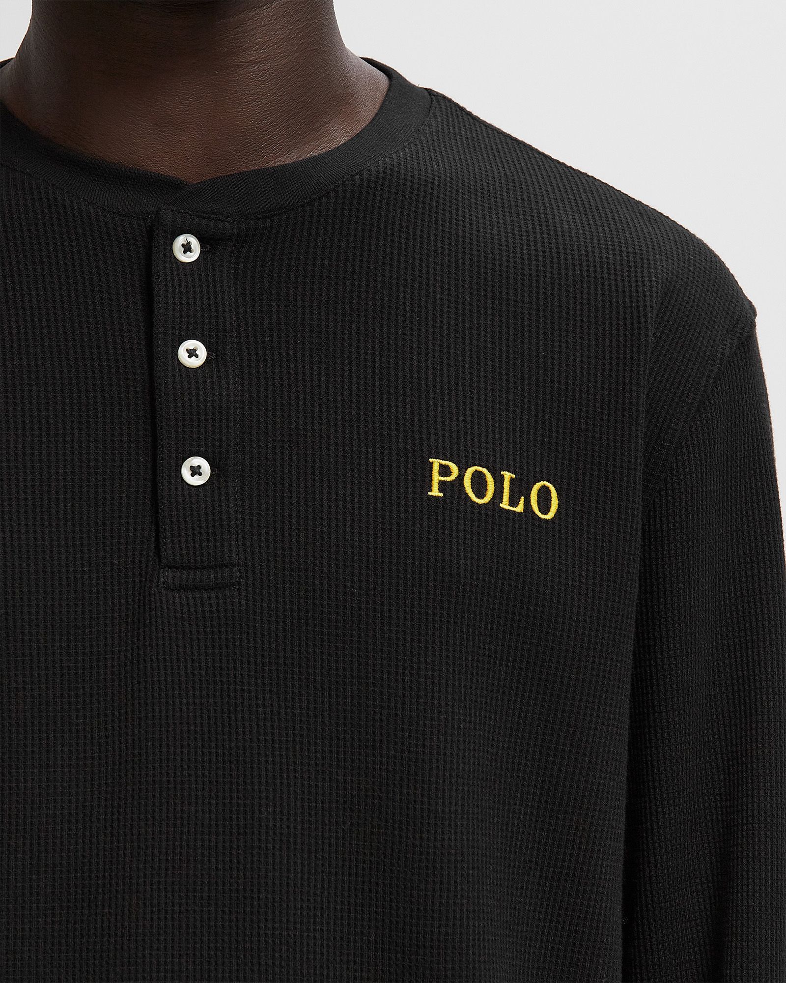 L/S HENLEY-SLEEP-TOP