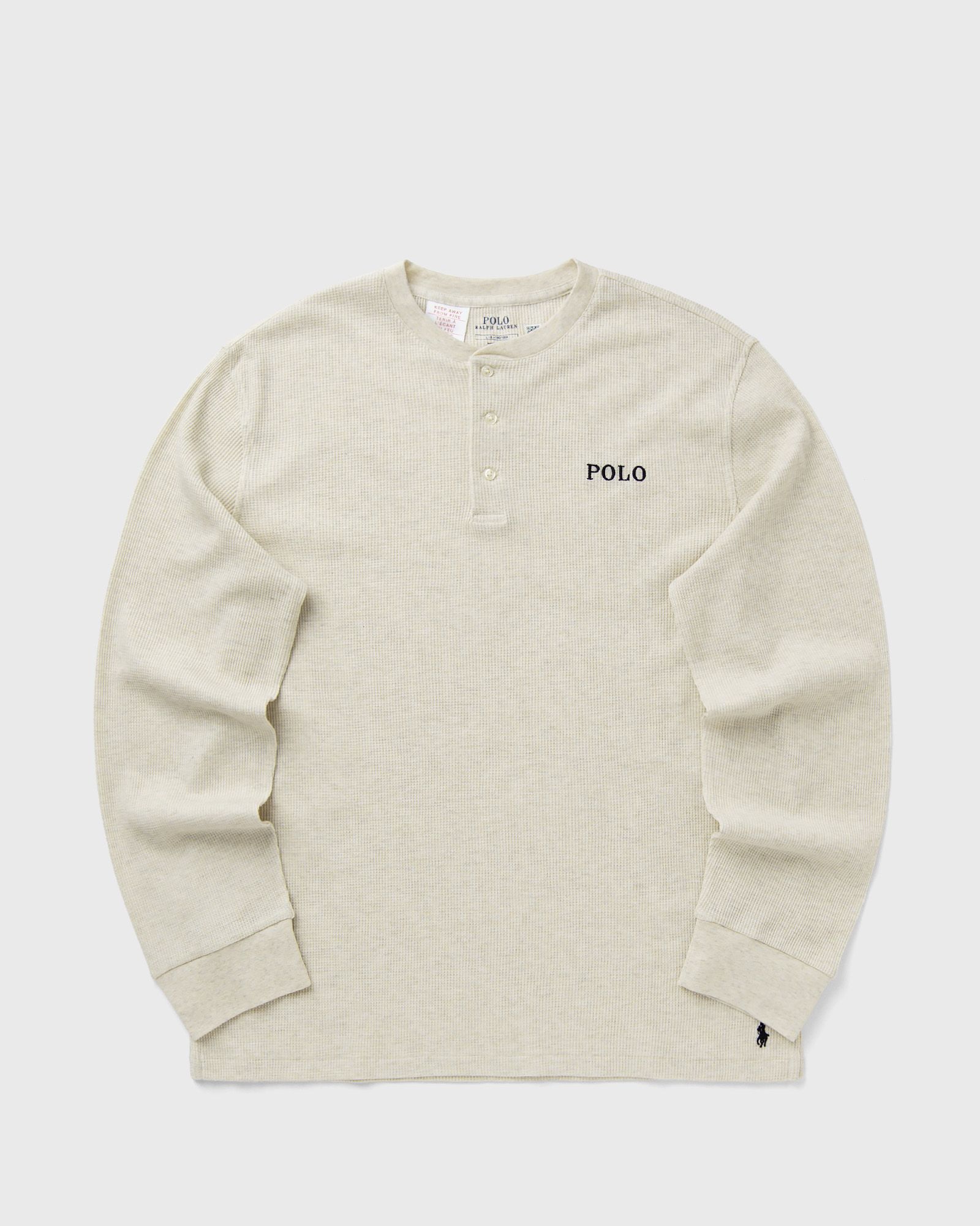 L/S HENLEY-SLEEP-TOP