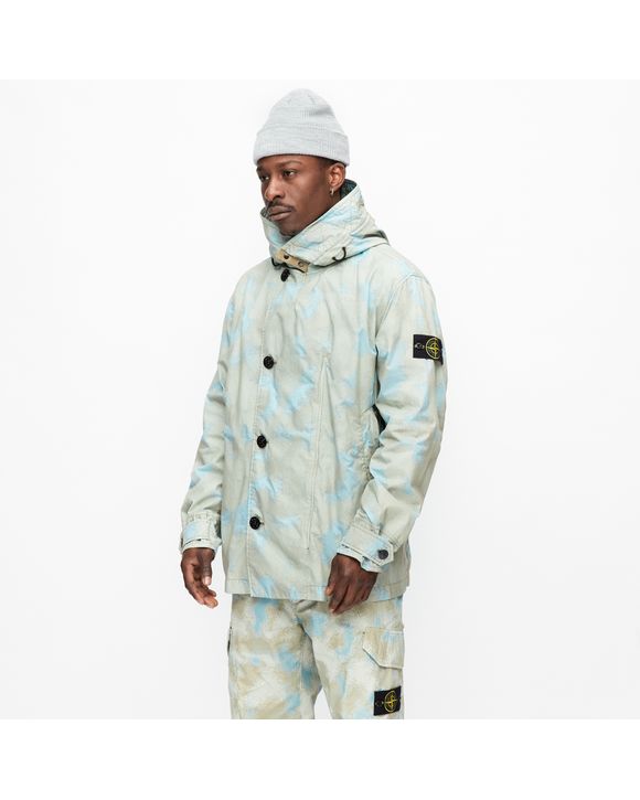 Stone Island CAMO DÉVORÉ WATRO-TC JACKET Grey | BSTN Store