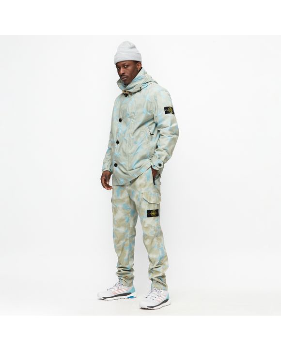 Stone Island CAMO DÉVORÉ WATRO-TC JACKET Grey - DOVE GREY