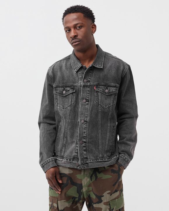 New Levi's Premium Men's Jean Jacket Camo Denim Trucker