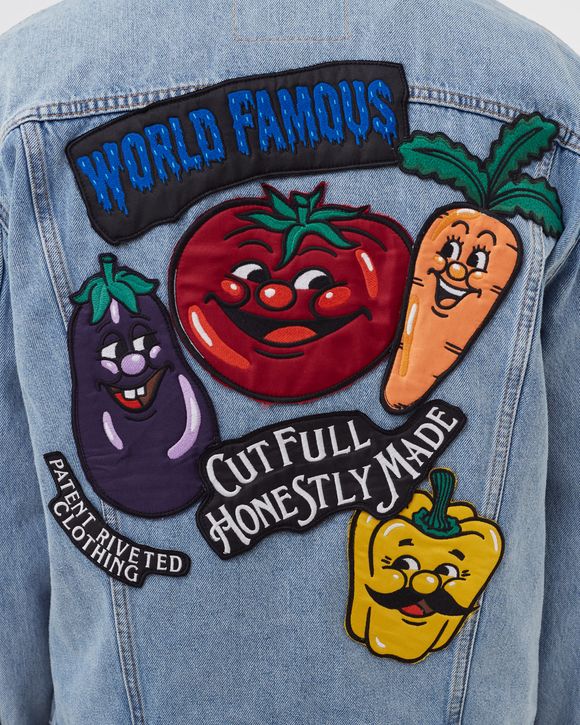 THE TRUCKER JACKET - VEGETABLE PATCH T