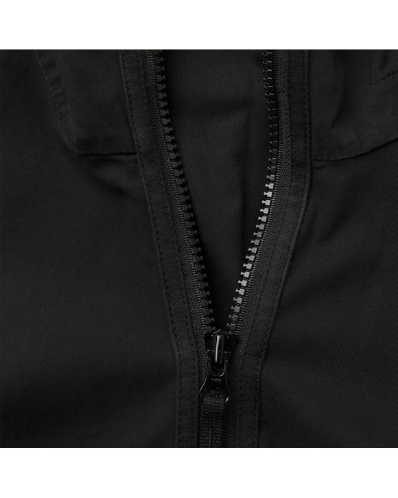 Stone Island QUARTER ZIP POPOVER HOODED SMOCK Black black