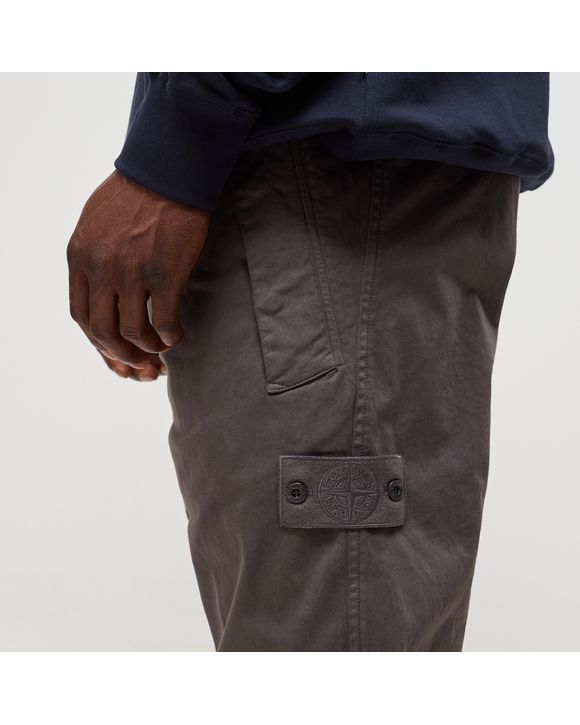 Stone Island Ghost Cargo Pants Black - FUMO