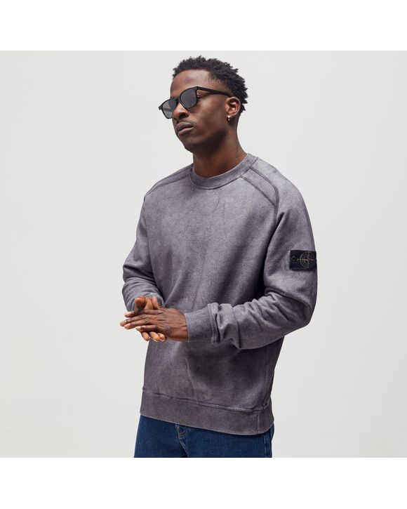 Stone Island Dust Colour Crewneck Grey Malange