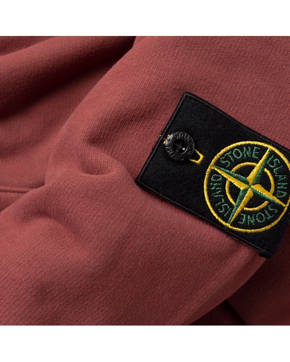 Stone island best sale hoodie bordeaux