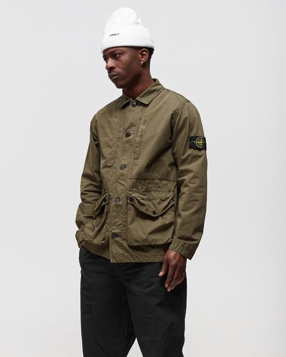 Stone Island T.CO 'OLD' Jacket Green - Olive