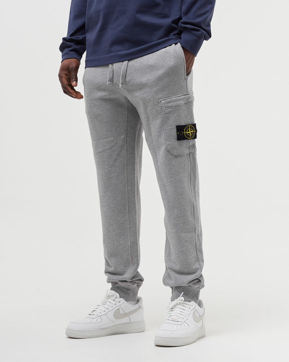 Grey stone island hot sale jogging bottoms