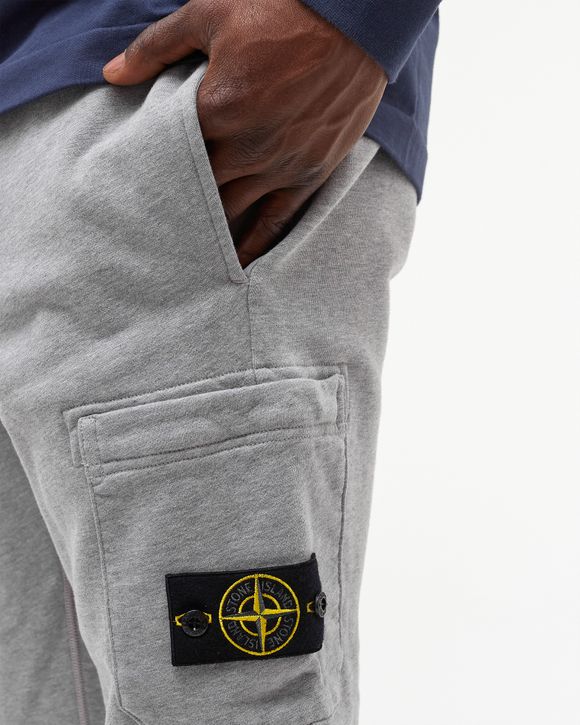 Grey stone island online joggers mens