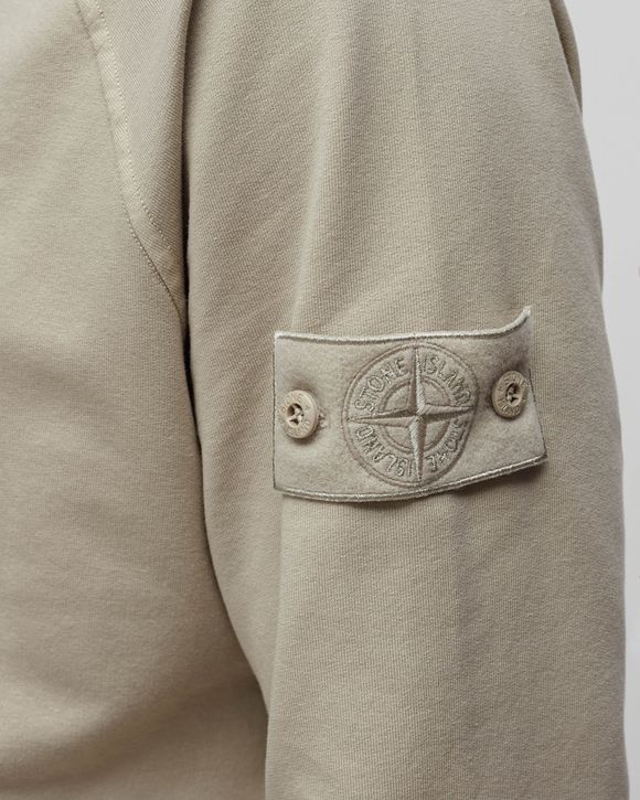 GHOST PIECE COTTON STRETCH FLEECE - Beige