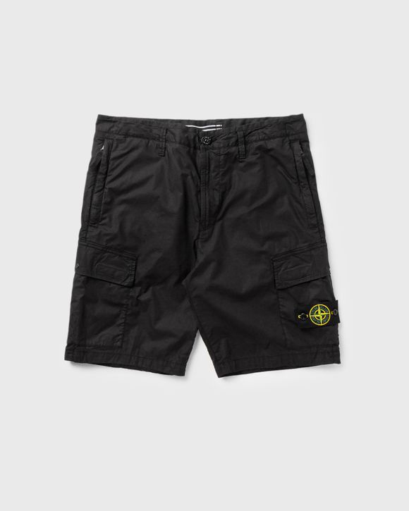 Short stone island noir new arrivals