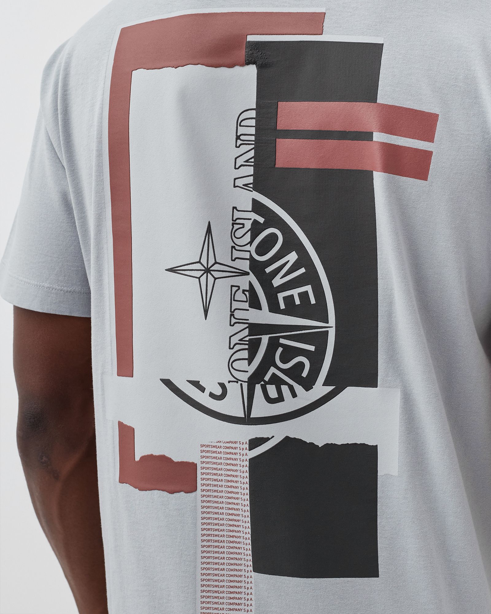 'MIXED MEDIA TWO' PRINT_SLIM FIT TEE