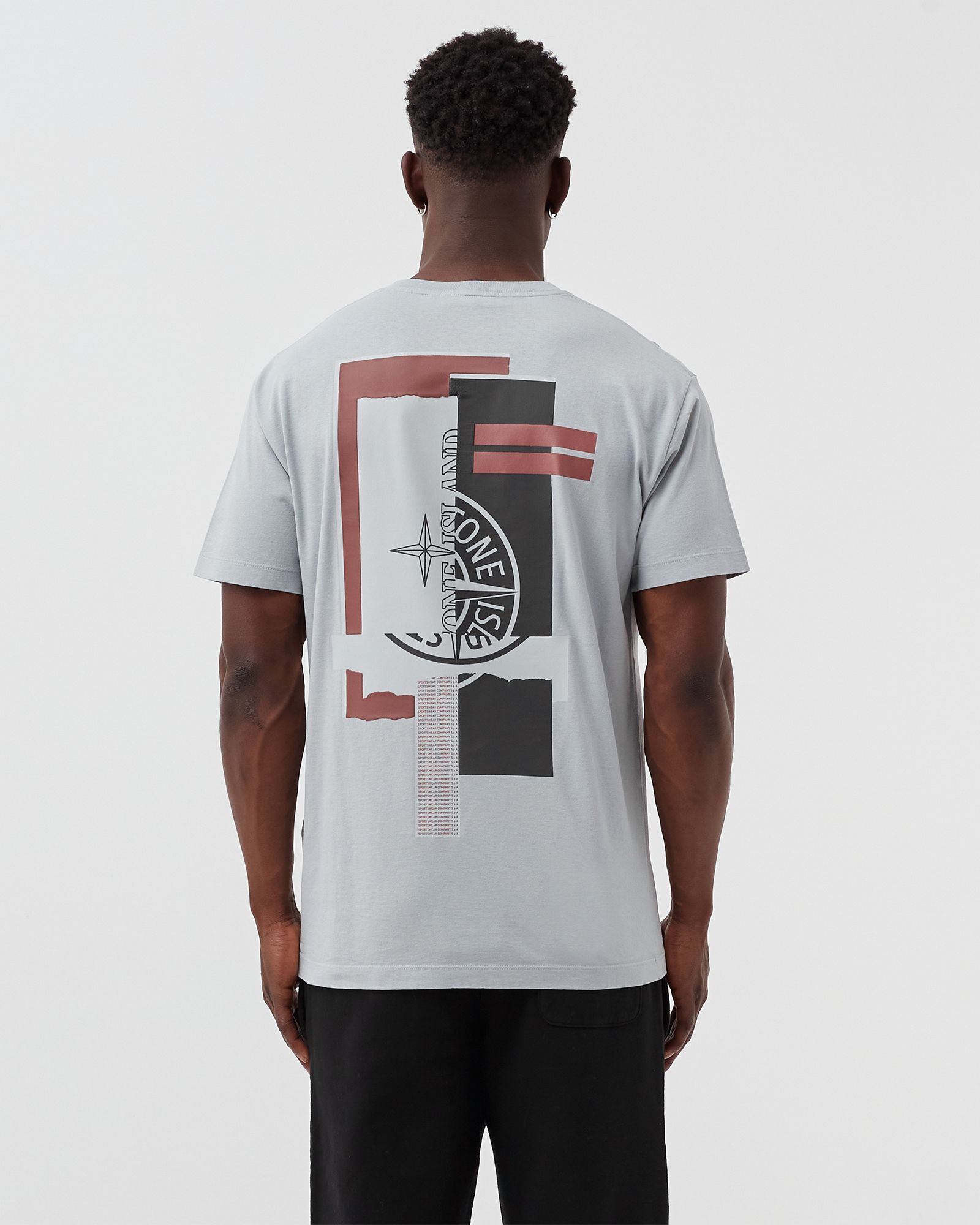 'MIXED MEDIA TWO' PRINT_SLIM FIT TEE