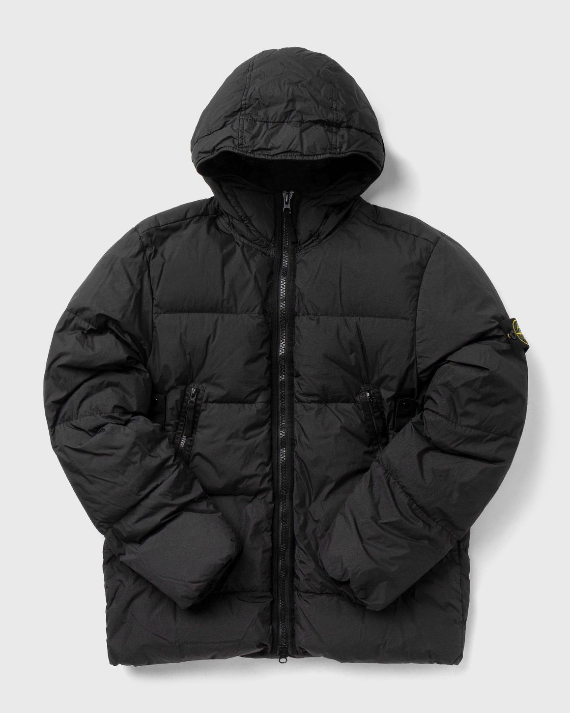 Stone Island GARMENT DYED CRINKLE REPS NY DOWN-TC JACKET Black | BSTN Store