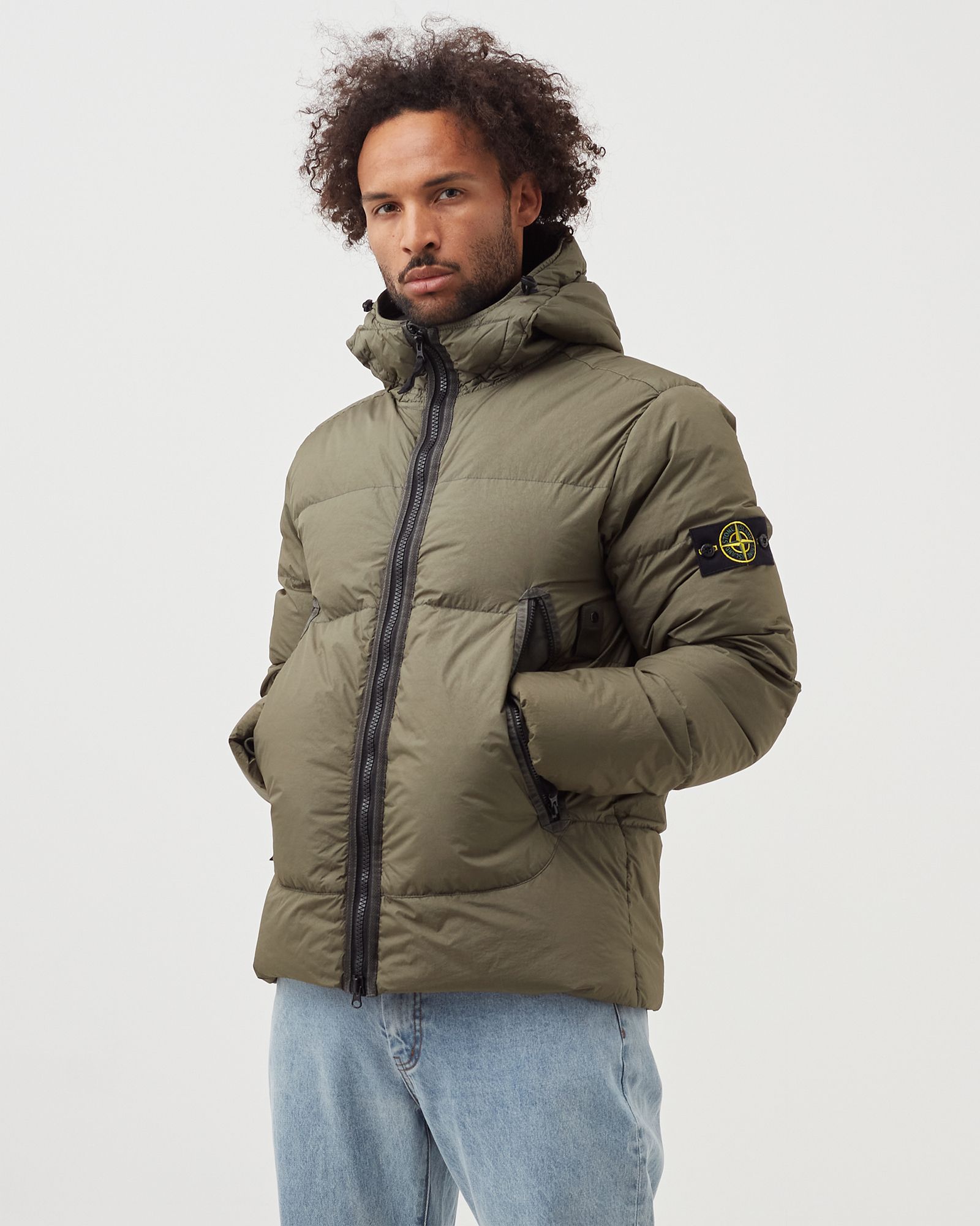 Stone Island GARMENT DYED CRINKLE REPS NY DOWN JACKET Multi