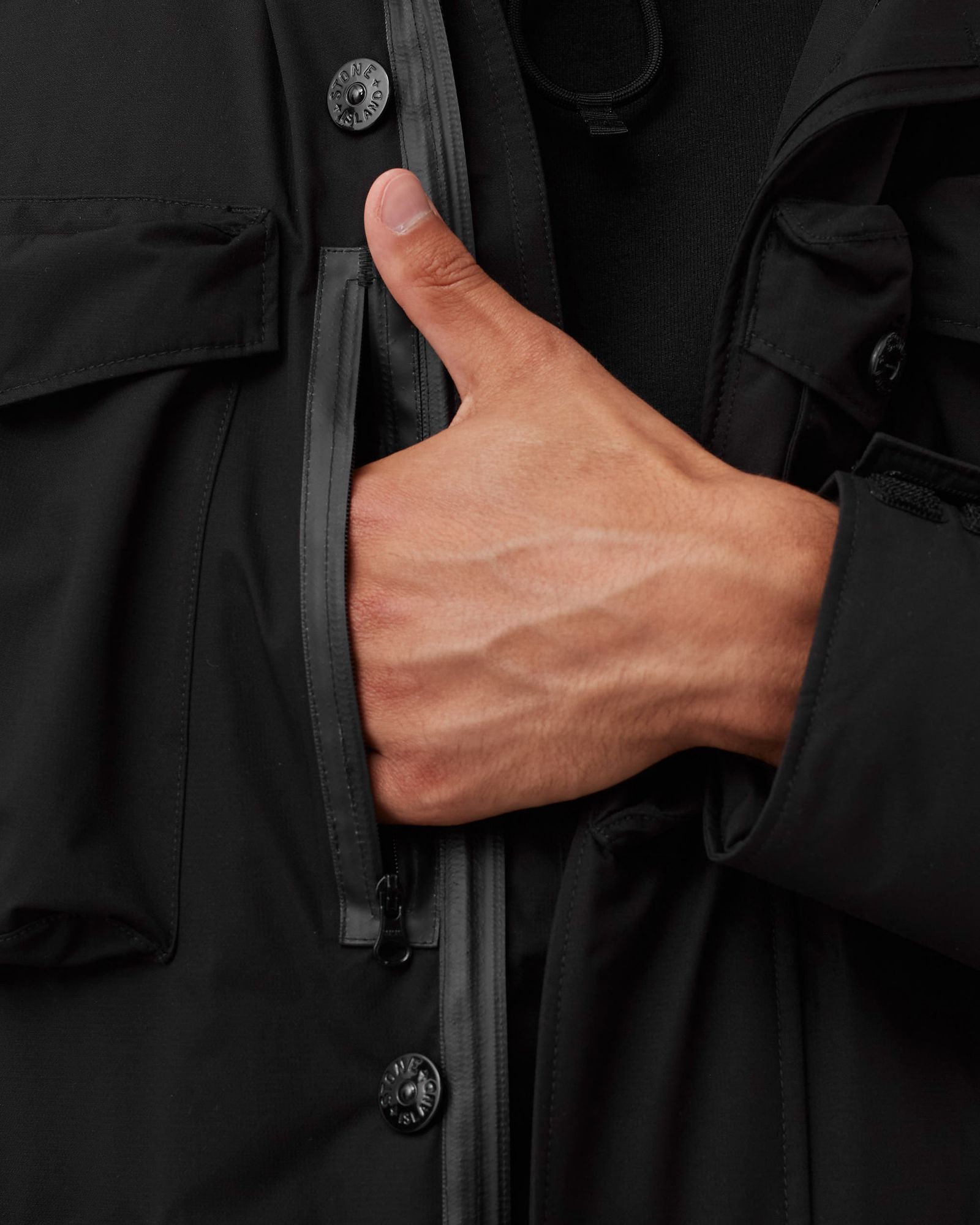 Stone Island RIPSTOP GORE-TEX CON PACLITE PRODUCT TECHNOLOGY