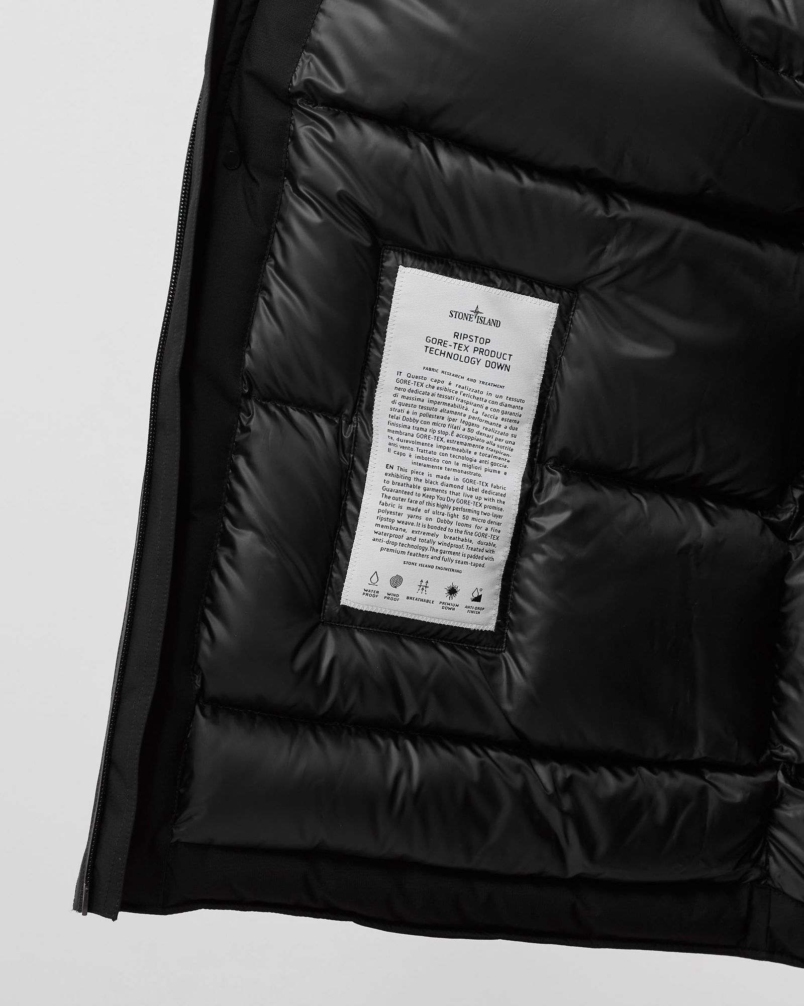 RIPSTOP GORE-TEX CON PACLITE PRODUCT TECHNOLOGY DOWN JACKET 