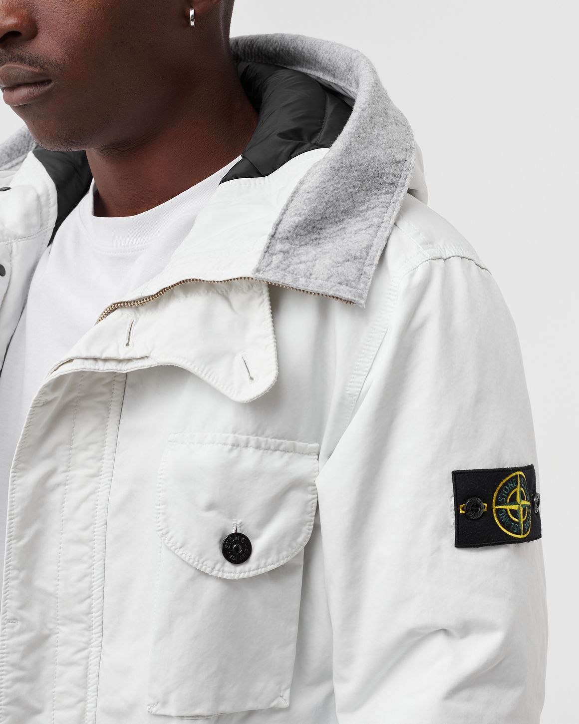 Stone Island DAVID DOWN-TC JACKET White | BSTN Store