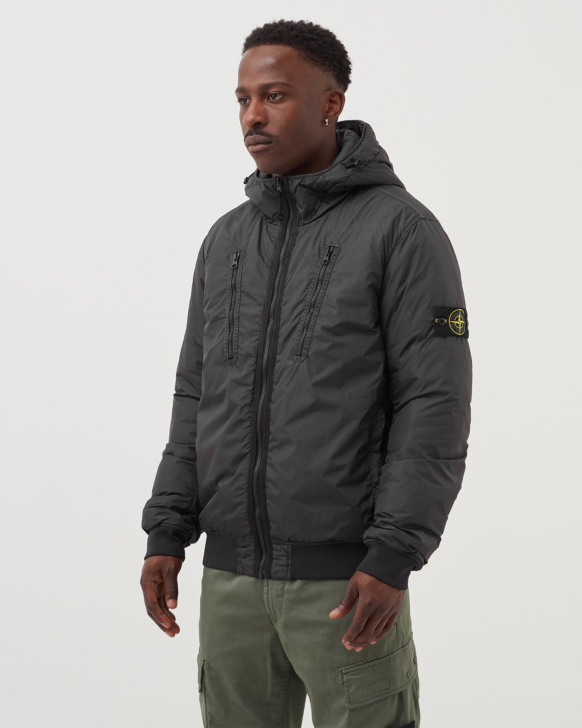 Stone Island GARMENT DYED CRINKLE REPS NY PRIMALOFT-TC JACKET Grey | BSTN  Store