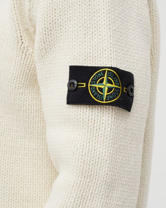 LAMBSWOOL WITH FABRIC DETAILS SWEATER