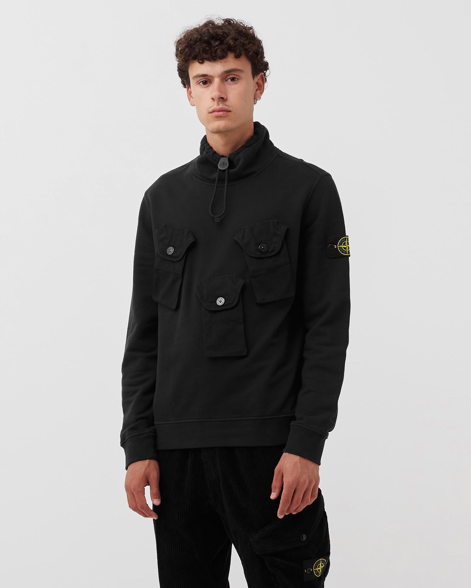 BRUSHED COTTON FLEECE SWEATSHIRT