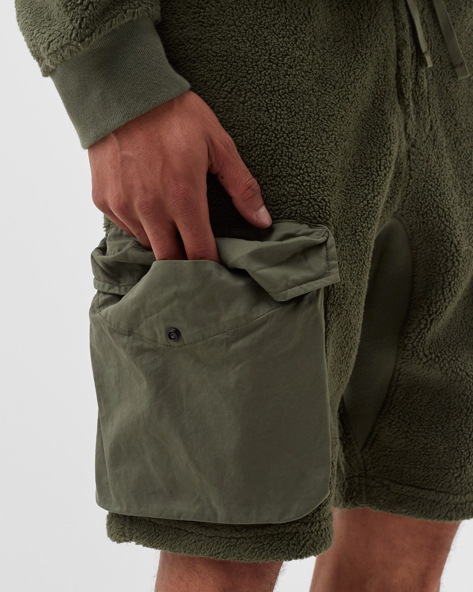 COTTON PILE_REGULAR FIT BERMUDA