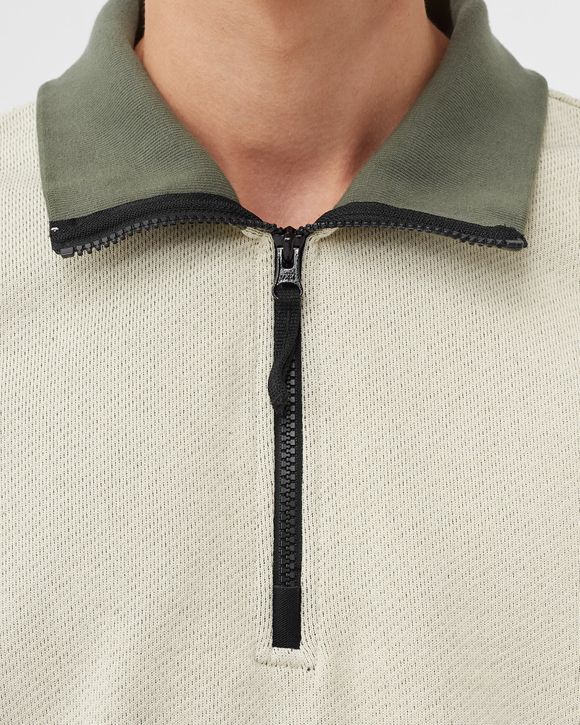 DIAGONAL WEAVED POLYESTER COTTON FLEECE ZIP Sweatshirt