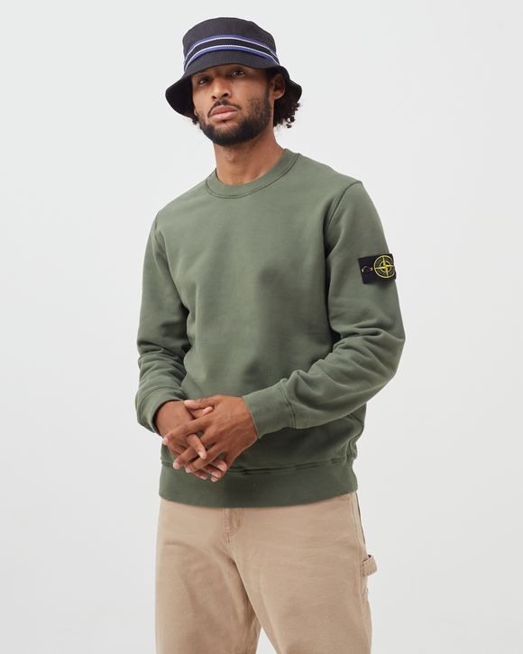 Stone island brushed cotton sweatshirt online