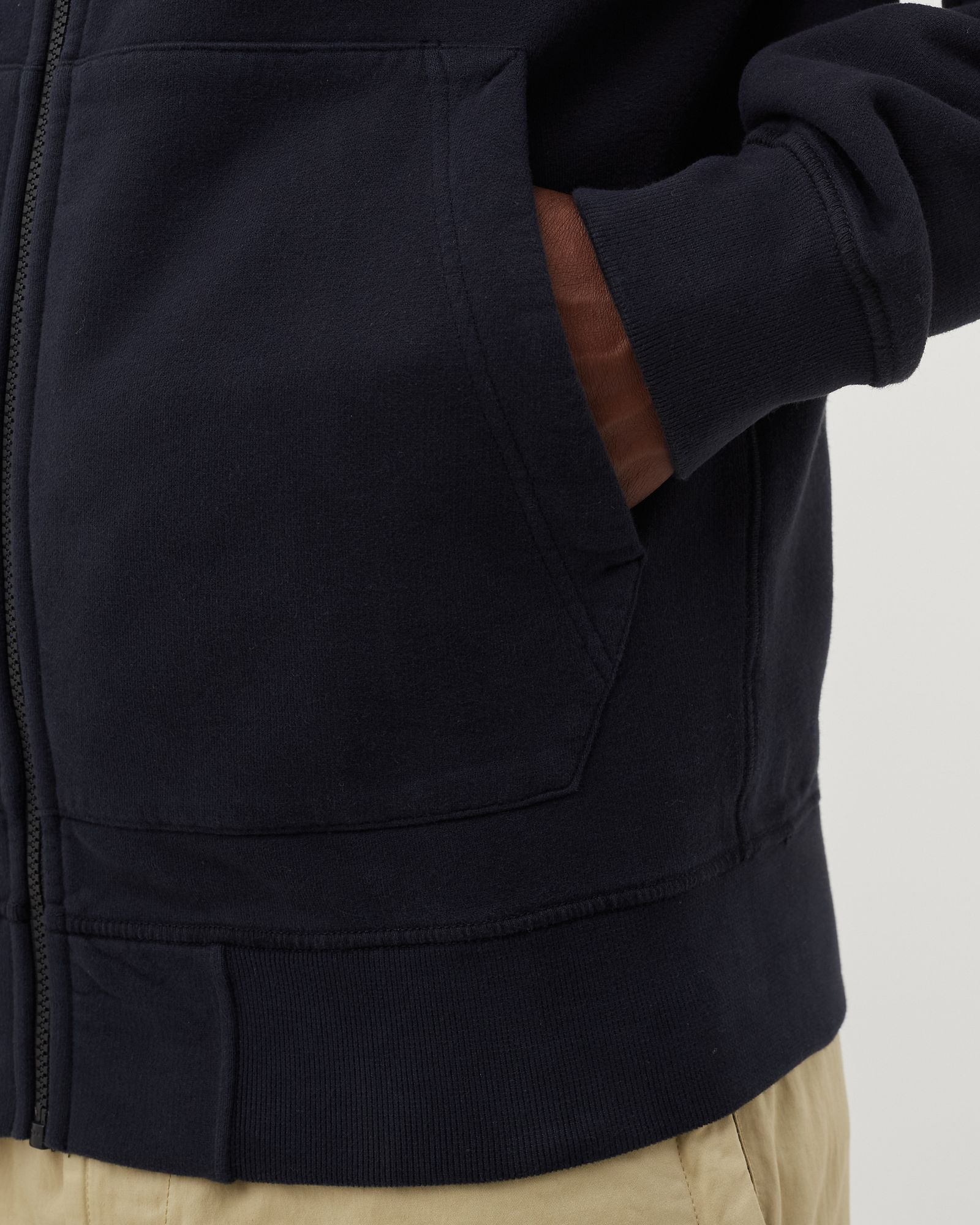 Stone Island FULL-ZIP SWEATSHIRT Blue | BSTN Store