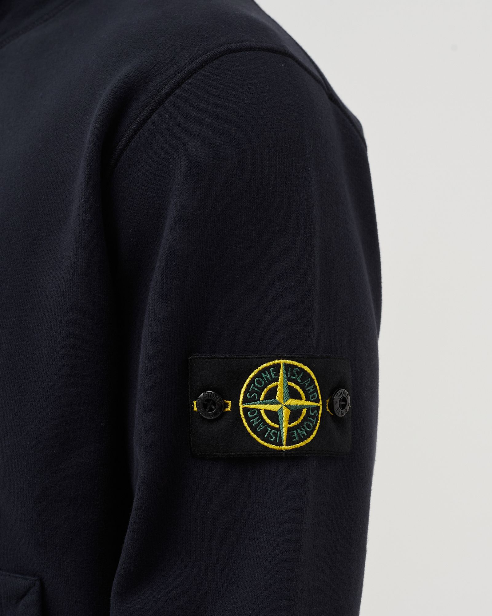 【試着のみ】STONE  FULL ZIP SWEATSHIRT Ｌ Stone Island FULL-ZIP SWEATSHIRT Blue | BSTN Store