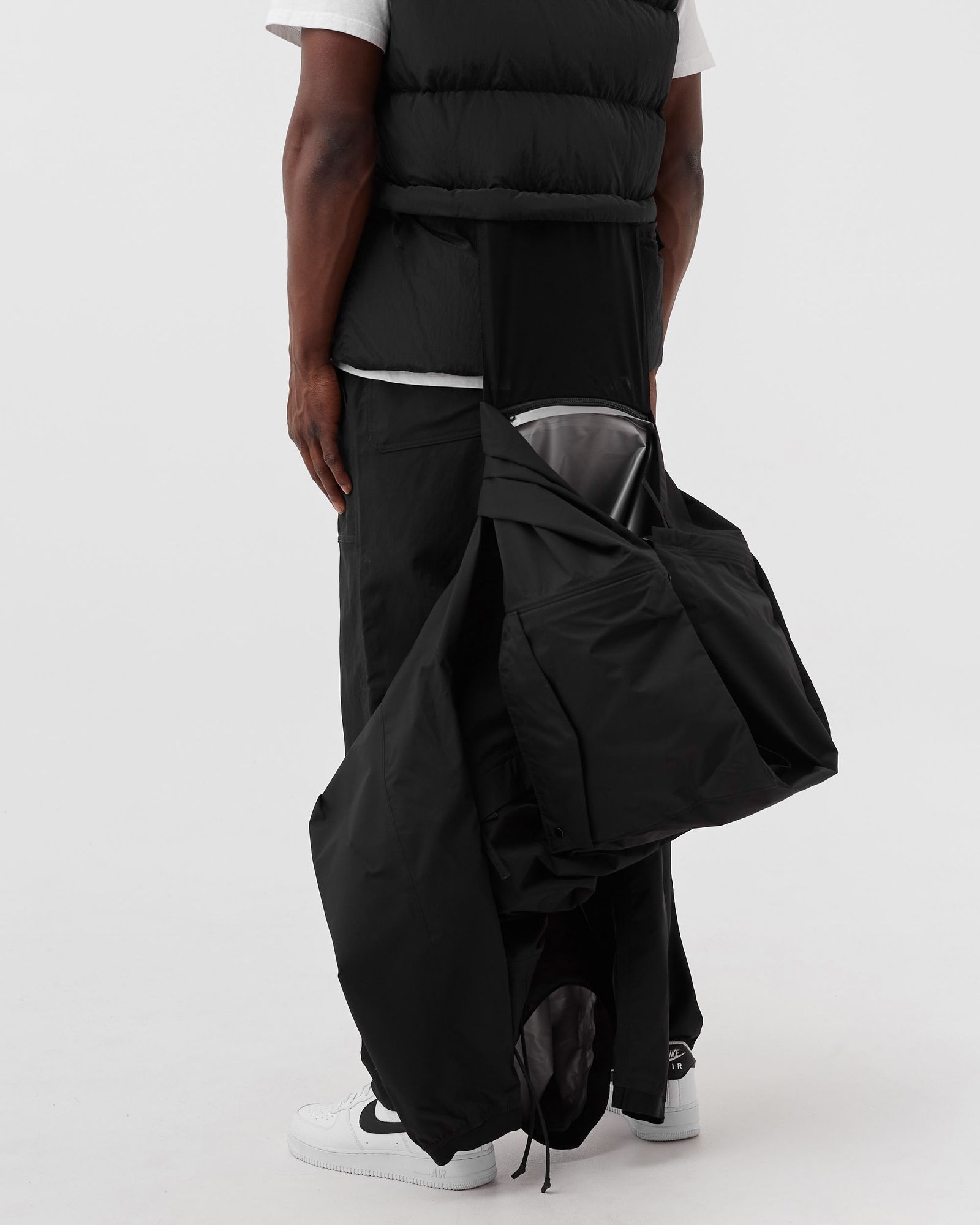 RIPSTOP GORE-TEX NYLON METAL DOWN-TC_PACKABLE CAPE