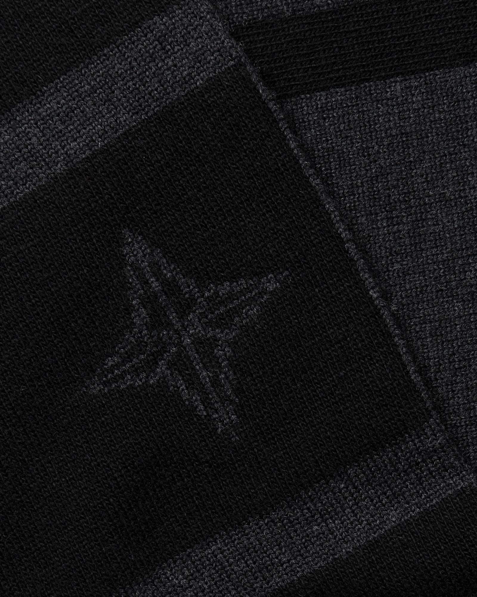 WOOL NYLON MIXED YARNS WITH GRAPHICS SCARF (170 x 38 cm)