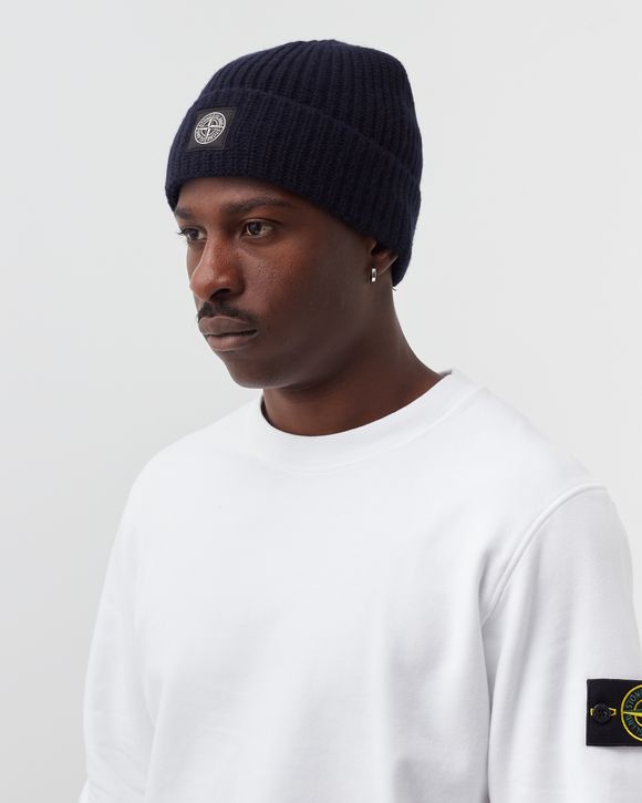 Stone island cheap logo beanie