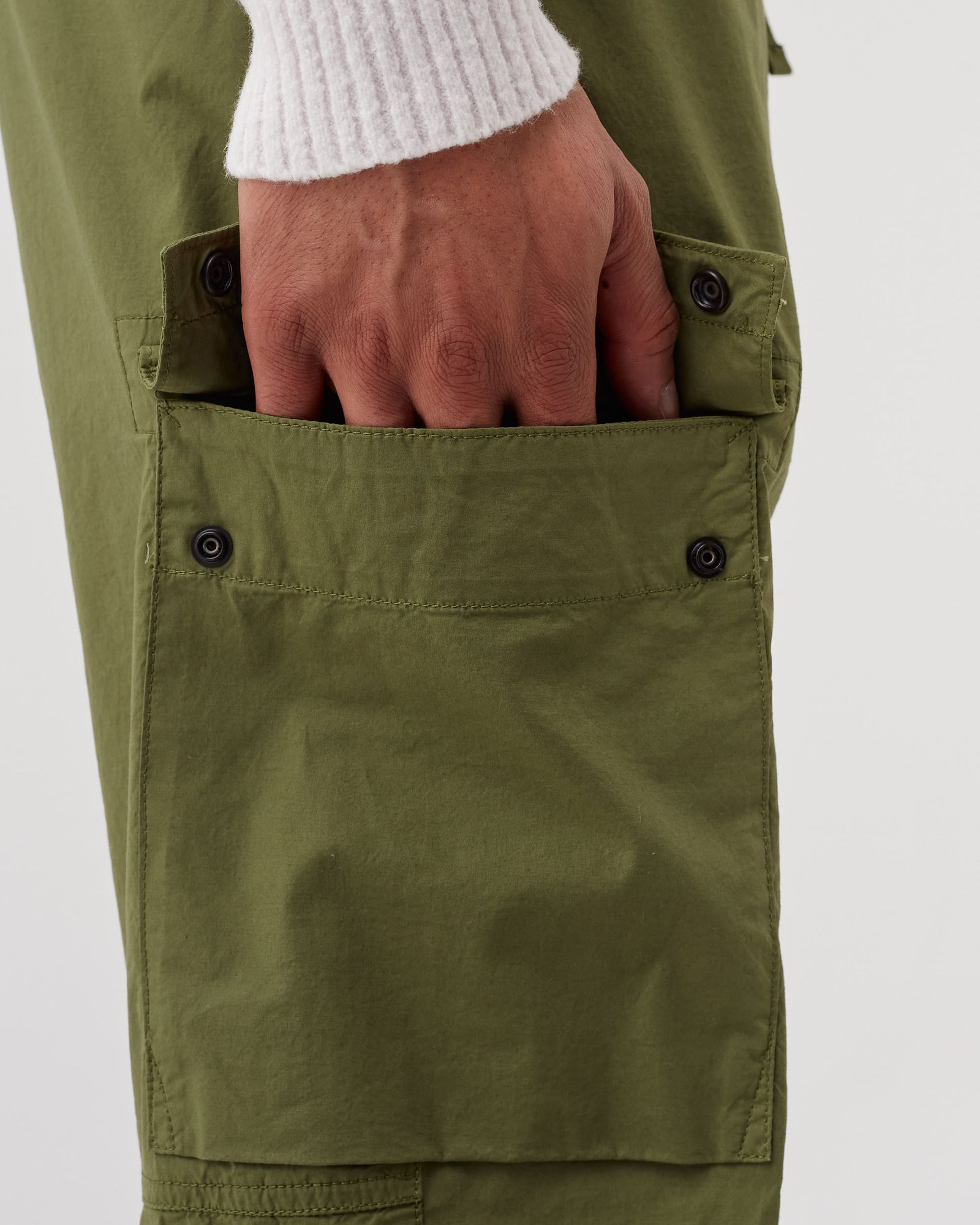 Strech Cotton Tela 'Paracadute' Pants