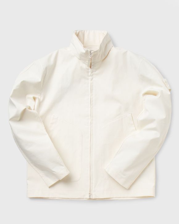 Stone Island Mac Supima 2L Ghost Piece Jacket White - BCO NATURALE