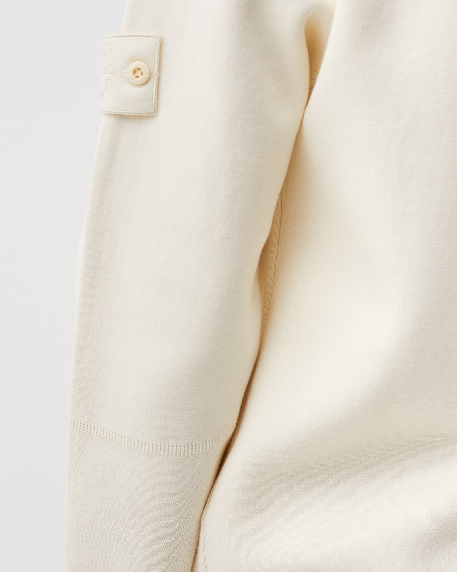 Soft Cotton Double Face Construction Knit Sweater