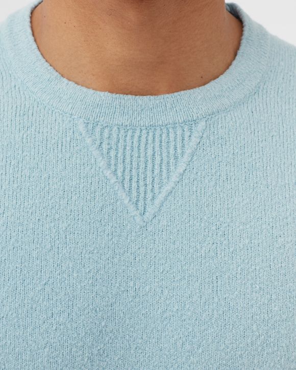 Knitwear Soft Cotton Gauzed Effect Sweater - ACQUA