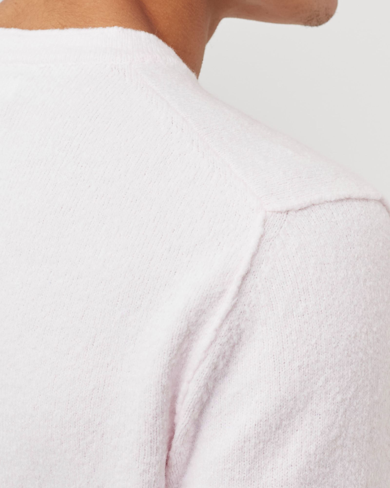 Knitwear Soft Cotton Gauzed Effect Sweater