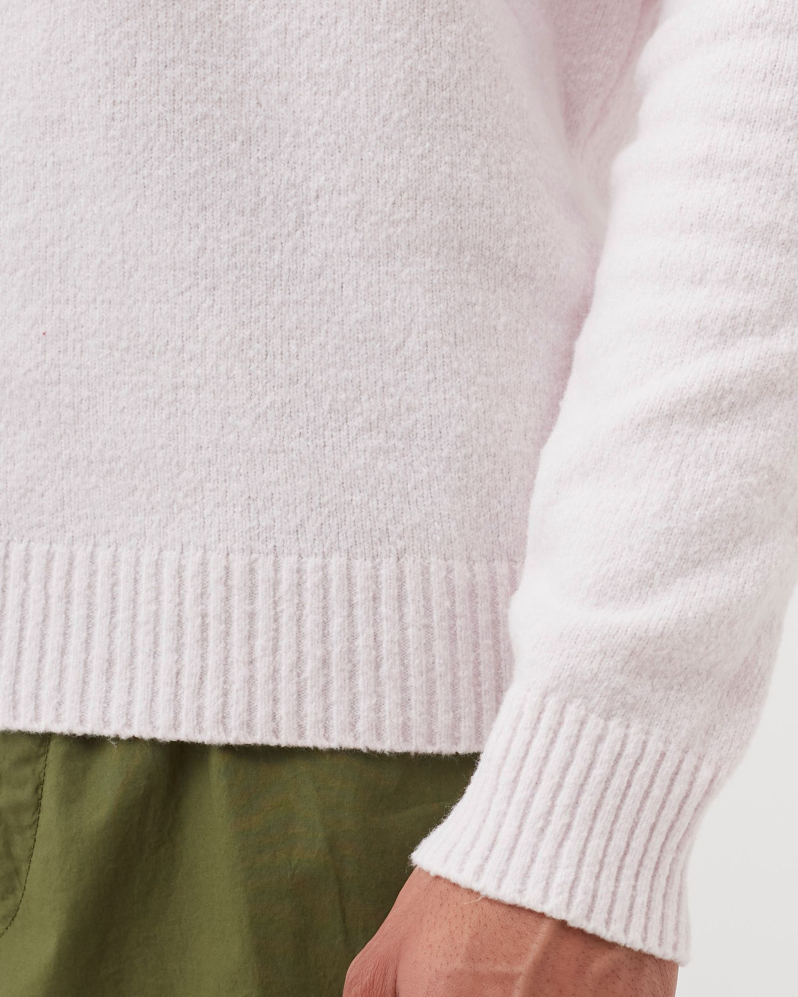 Knitwear Soft Cotton Gauzed Effect Sweater