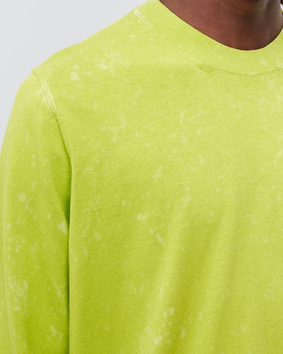 Stone Island Pure Cotton Knit Off-Dye OVD Treatment Yellow - LIMONE