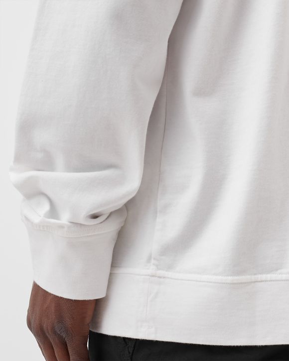 STONE ｜SWEATSHIRTS (63750 Heavy Cotton Jersey Cre Stone Island Heavy Cotton Jersey Sweatshirt White | BSTN Store