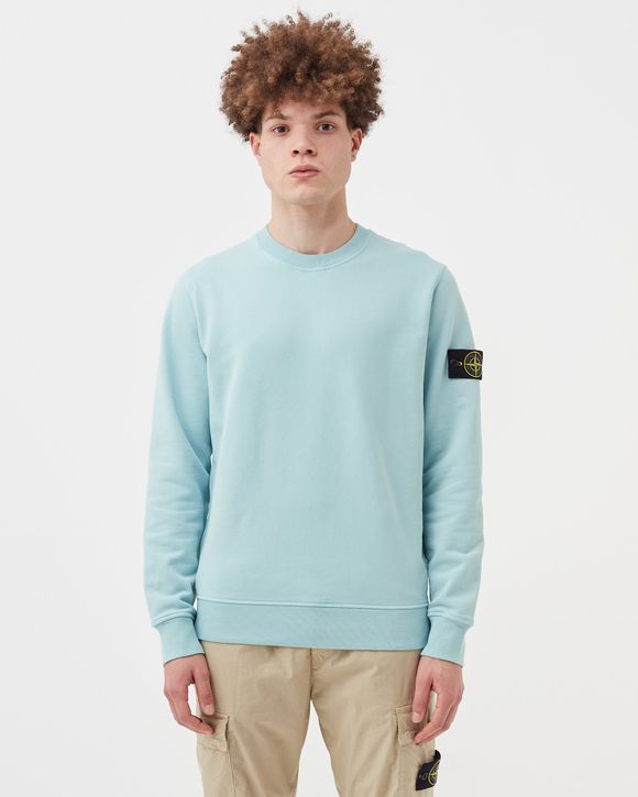 Stone Island LOGO PATCH Sweatshirt Blue ACQUA