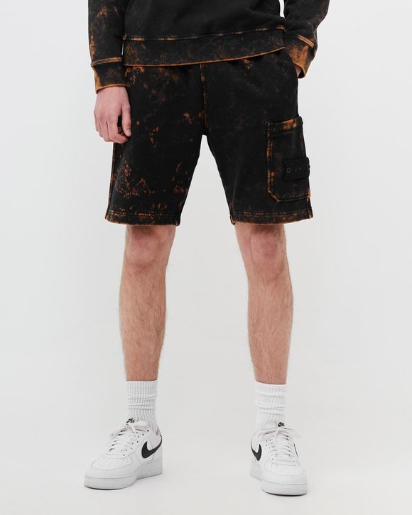 Cotton Fleece Off-Dye Shorts